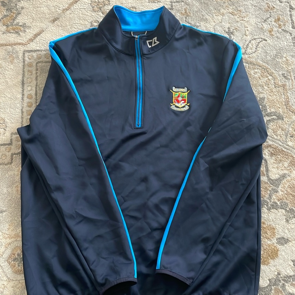 Cutter & Buck Navy Jacket with Light Blue Trim